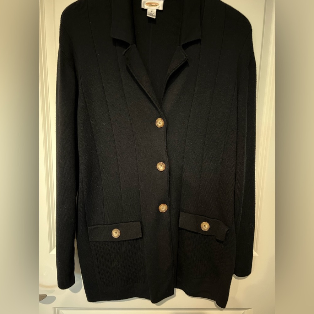 Talbots Long Sleeve Button Down Front Sweater - image 3